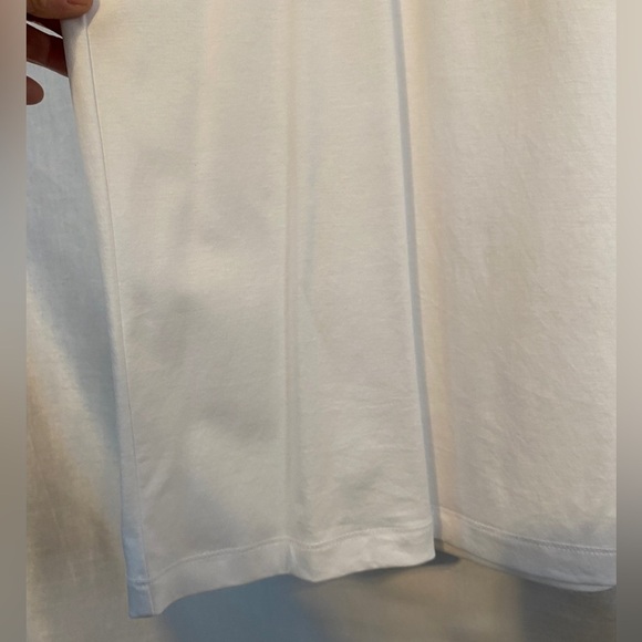 NWOT Bugatchi White Short Sleeve Crew Neck Mens XLG - Picture 6 of 10